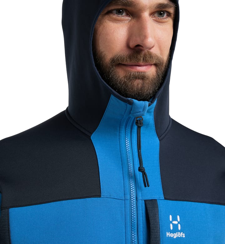 Vassi Mid Hood Men Nordic Blue/Tarn Blue