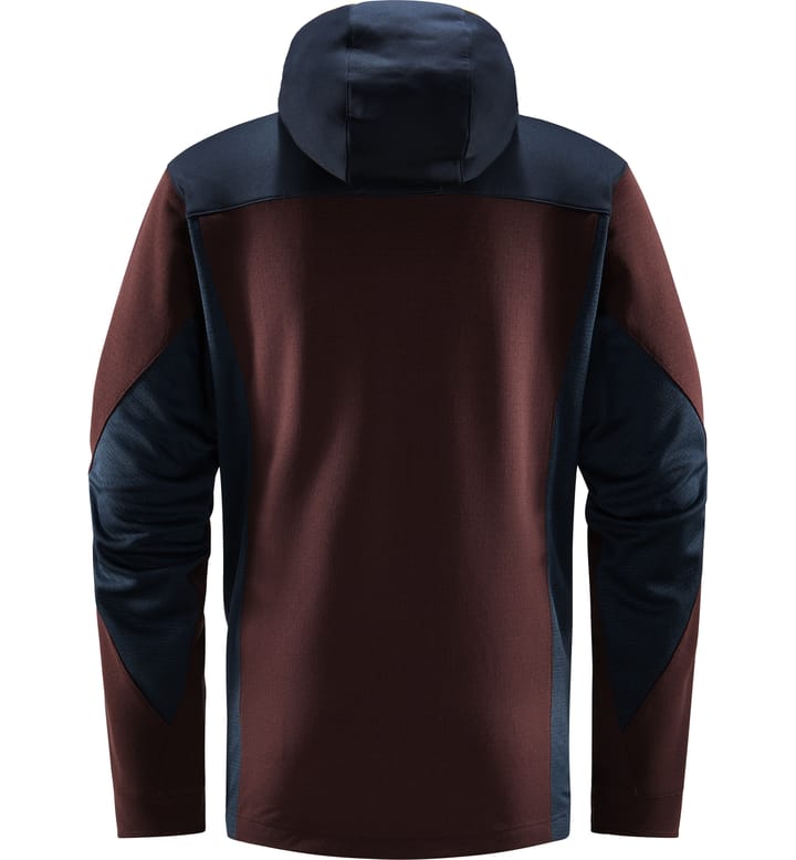 Vassi Mid Hood Men Burgundy Brown/Tarn Blue Vassi Mid Hood Men Burgundy Brown/Tarn Blue