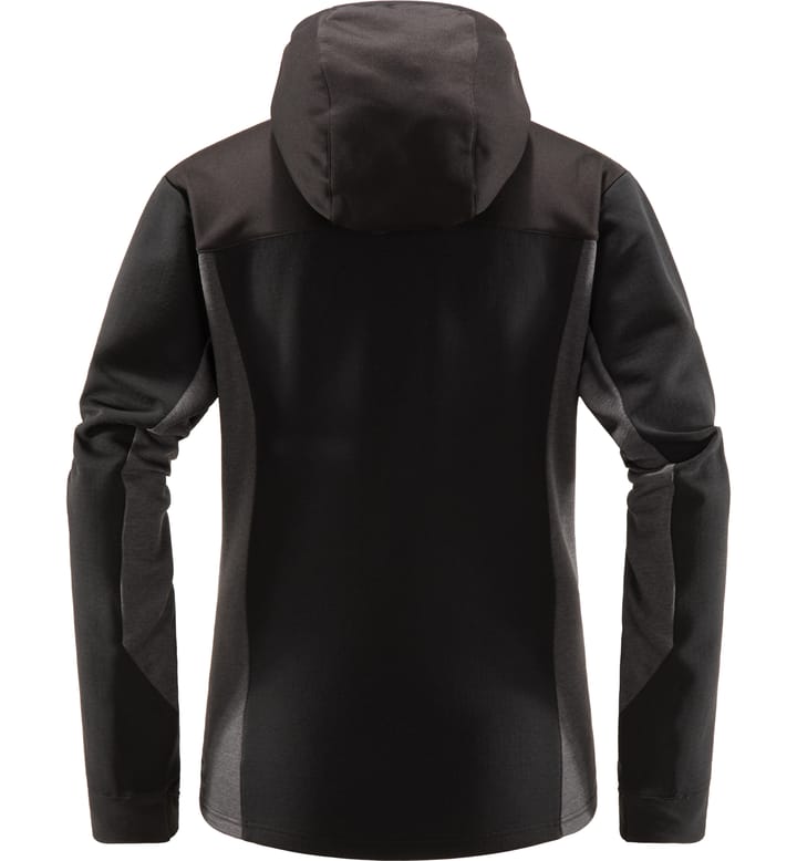 Vassi Mid Hood Women True Black/Magnetite