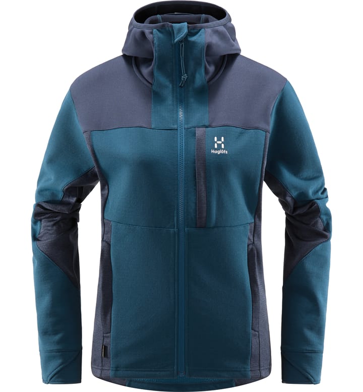 Vassi Mid Hood Women Dark Ocean/Tarn Blue Vassi Mid Hood Women Dark Ocean/Tarn Blue