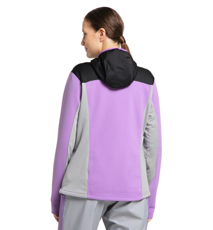 Vassi Mid Hood Women Purple Ice/Concrete