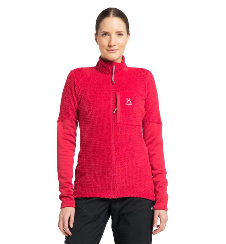 Touring Mid Jacket Women Scarlet Red