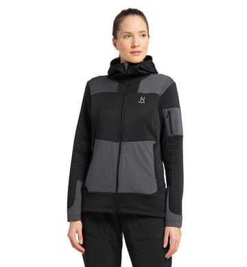 Astral Hood Women True black/Magnetite