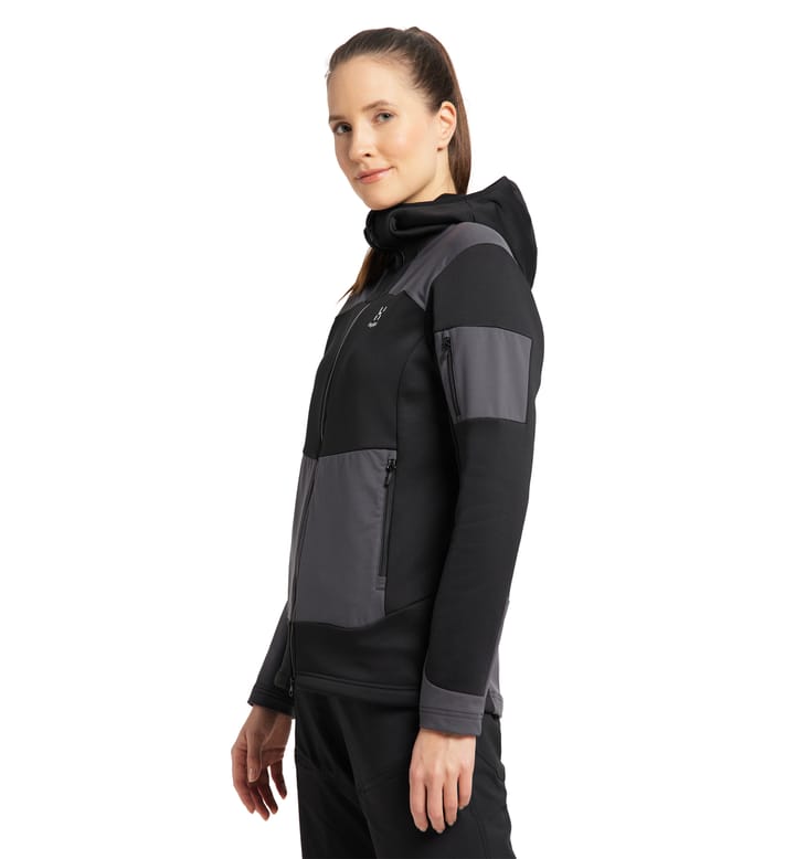 Astral Hood Women True black/Magnetite