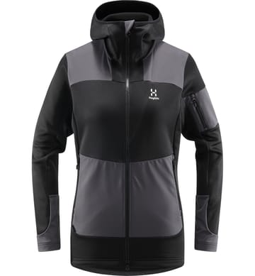 Astral Hood Women True black/Magnetite