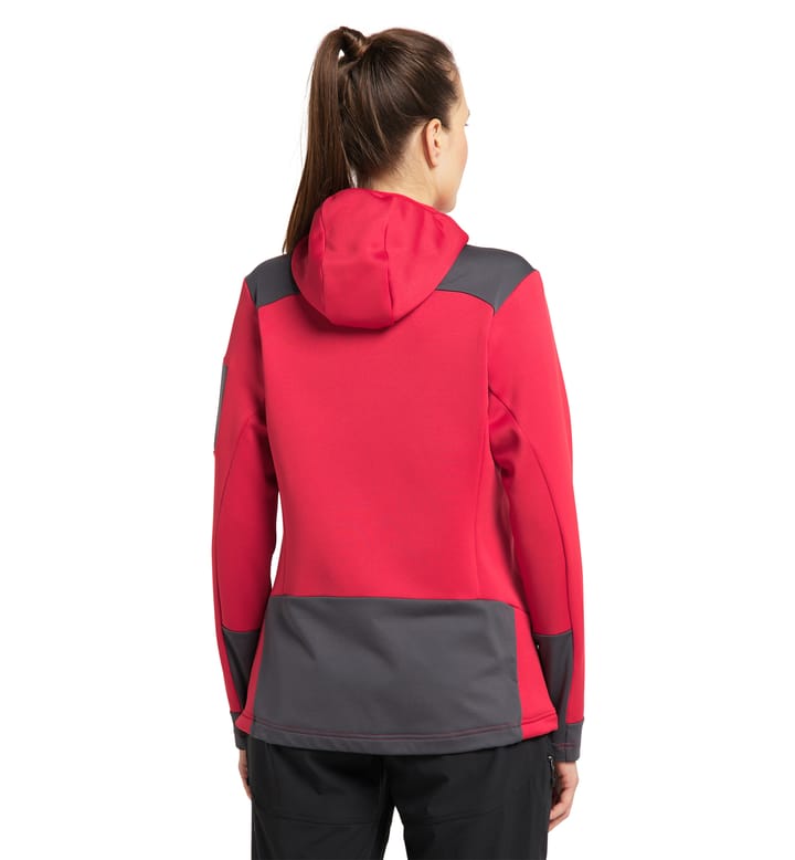 Astral Hood Women Scarlet Red/Magnetite Astral Hood Women Scarlet Red/Magnetite