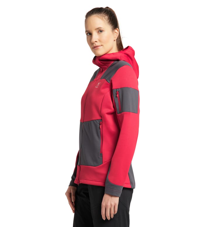 Astral Hood Women Scarlet Red/Magnetite Astral Hood Women Scarlet Red/Magnetite