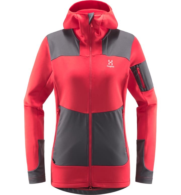 Astral Hood Women Scarlet Red/Magnetite Astral Hood Women Scarlet Red/Magnetite