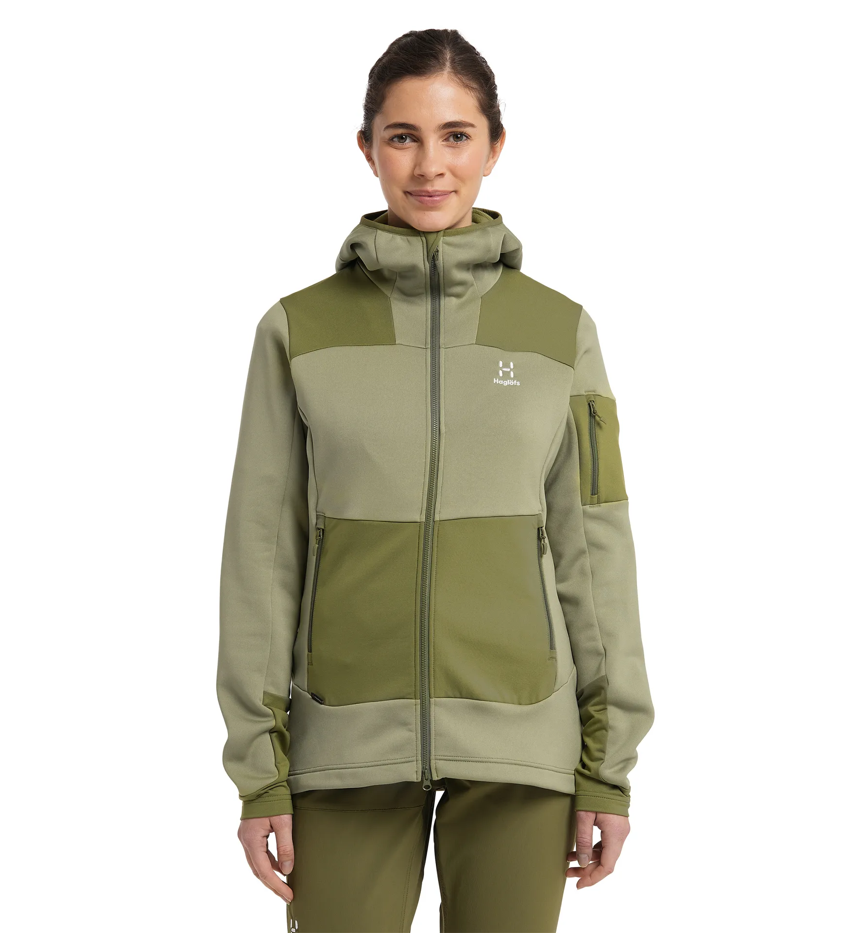 Astral Hood Women Thyme green/Olive green