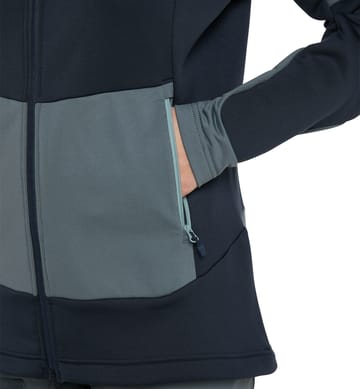 Astral Hood Women Tarn blue/Steel blue