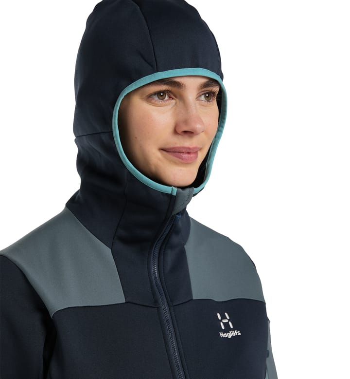 Astral Hood Women Tarn blue/Steel blue