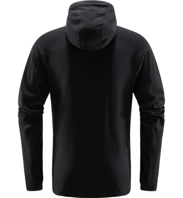 Wool Blend Hood Men True Black