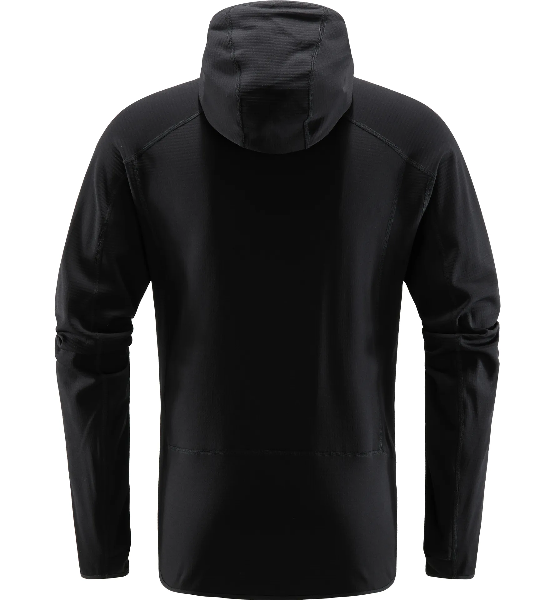 Wool Blend Hood Men True Black
