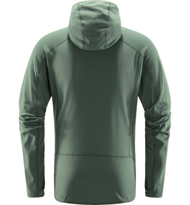 Wool Blend Hood Men Fjell Green