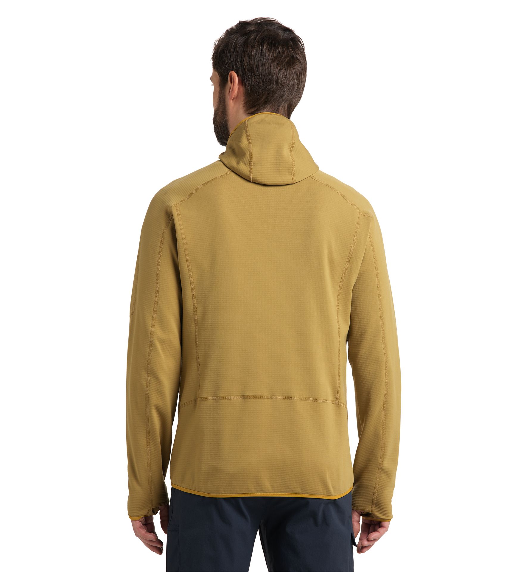 Wool Blend Hood Men Cinnamon Brown Wool Blend Hood Men Cinnamon Brown