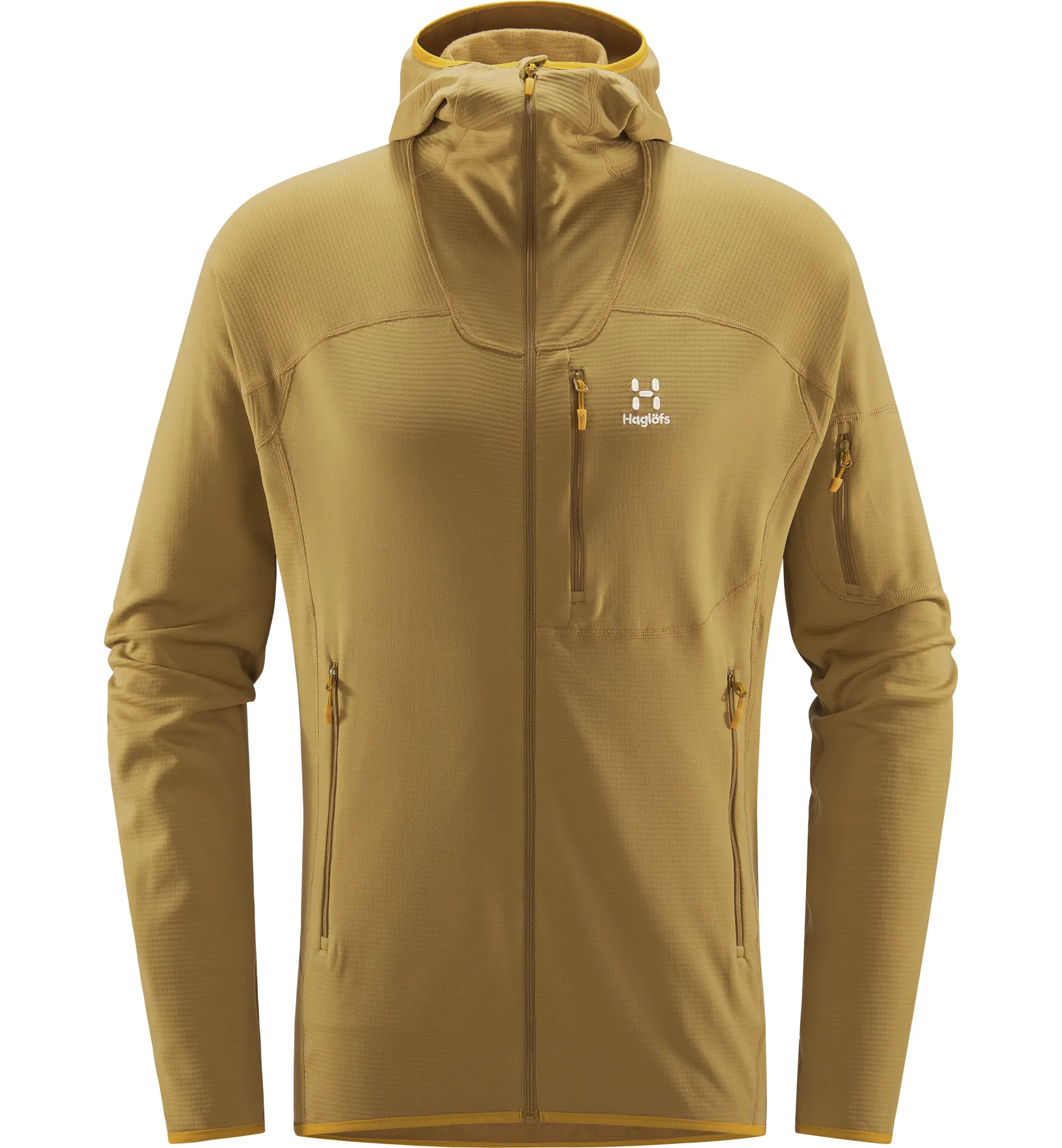 Wool Blend Hood Men Cinnamon Brown