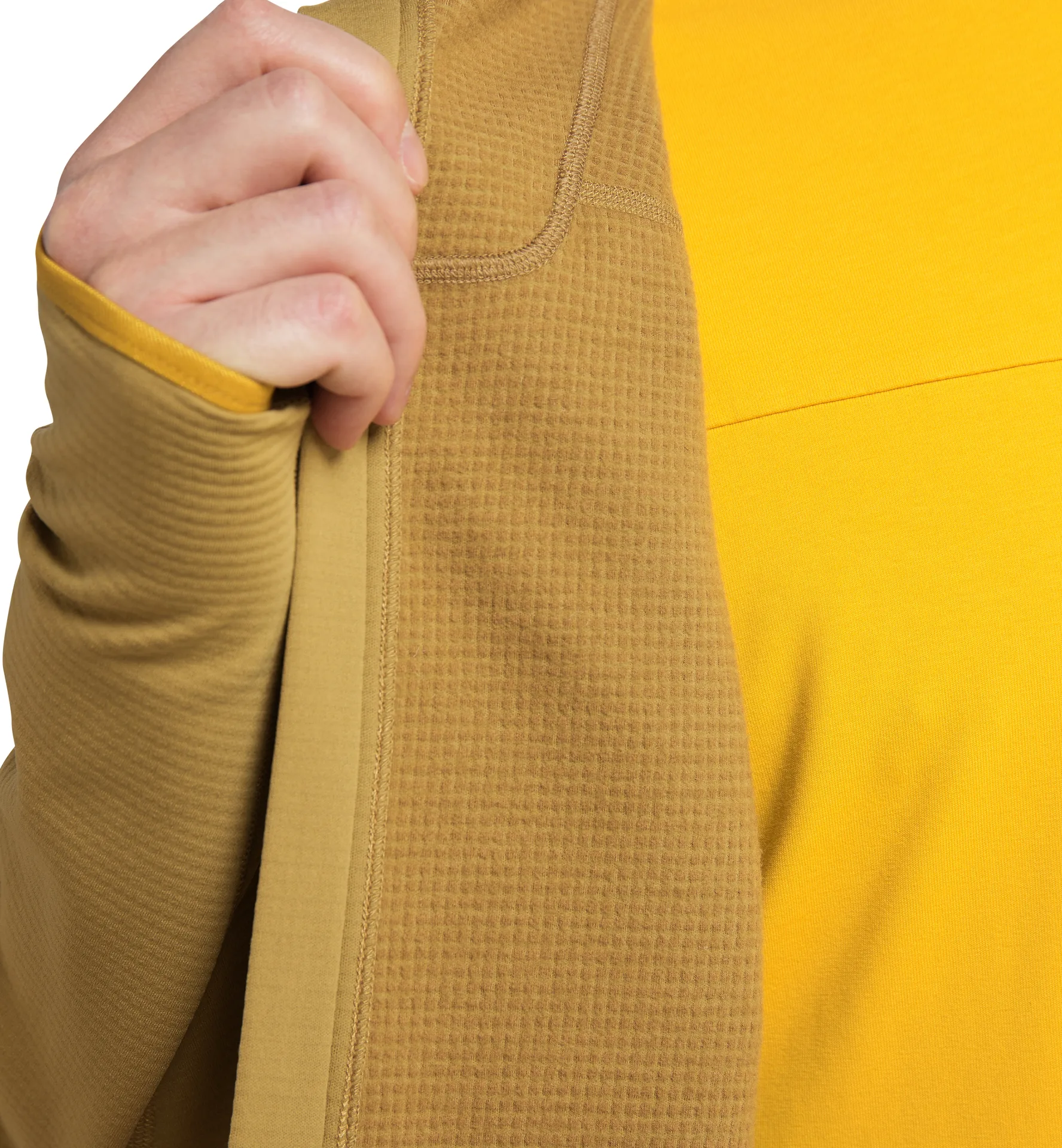 Wool Blend Hood Men Cinnamon Brown