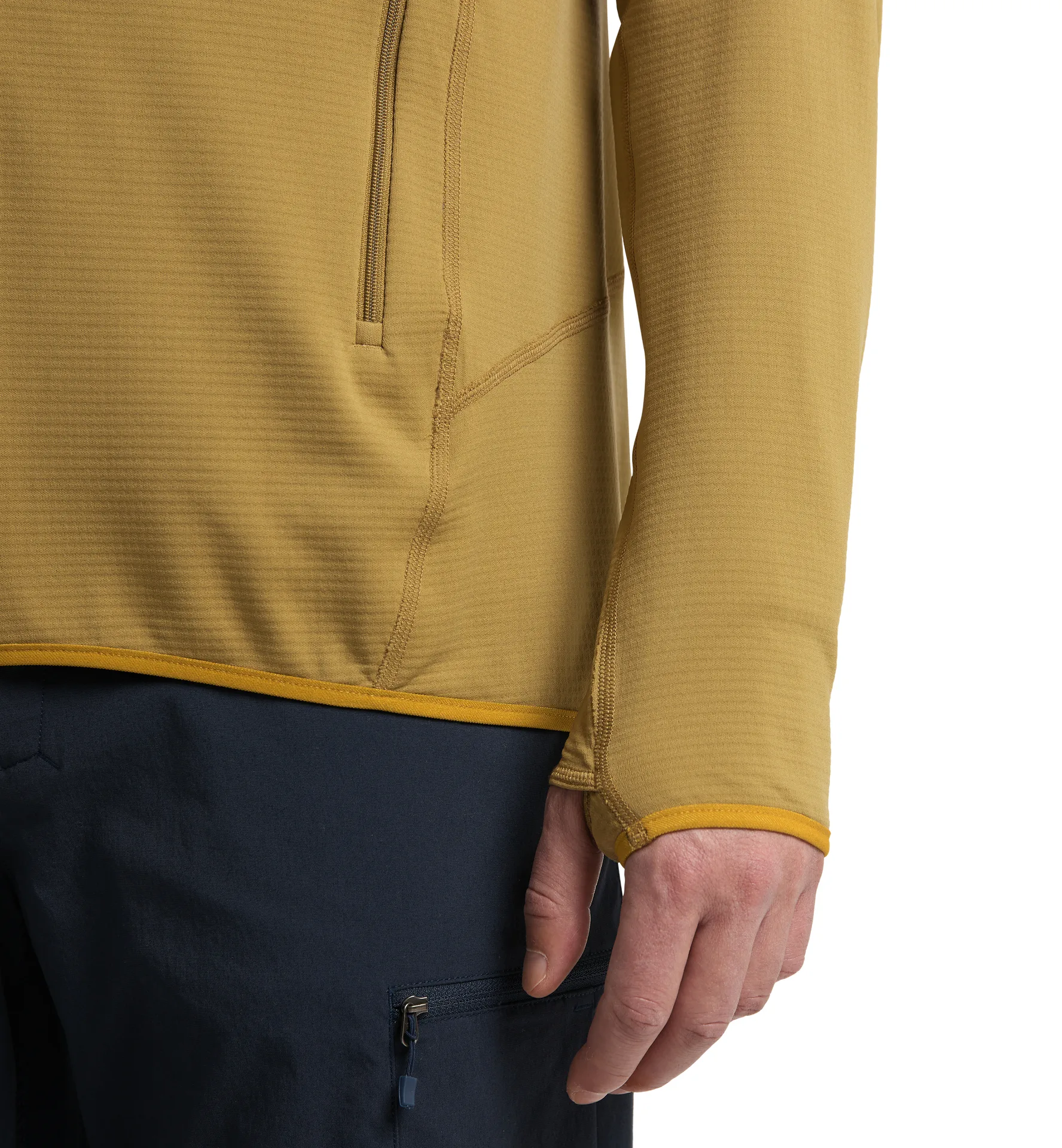 Wool Blend Hood Men Cinnamon Brown