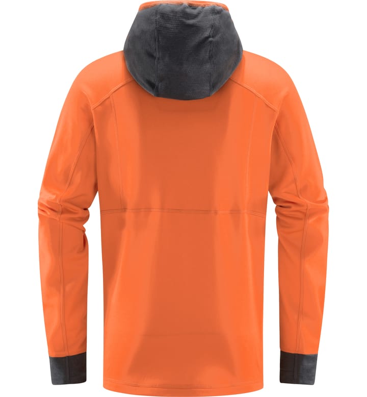 Betula Hood Men Flame Orange/Magnetite