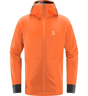 Betula Hood Men Flame Orange/Magnetite