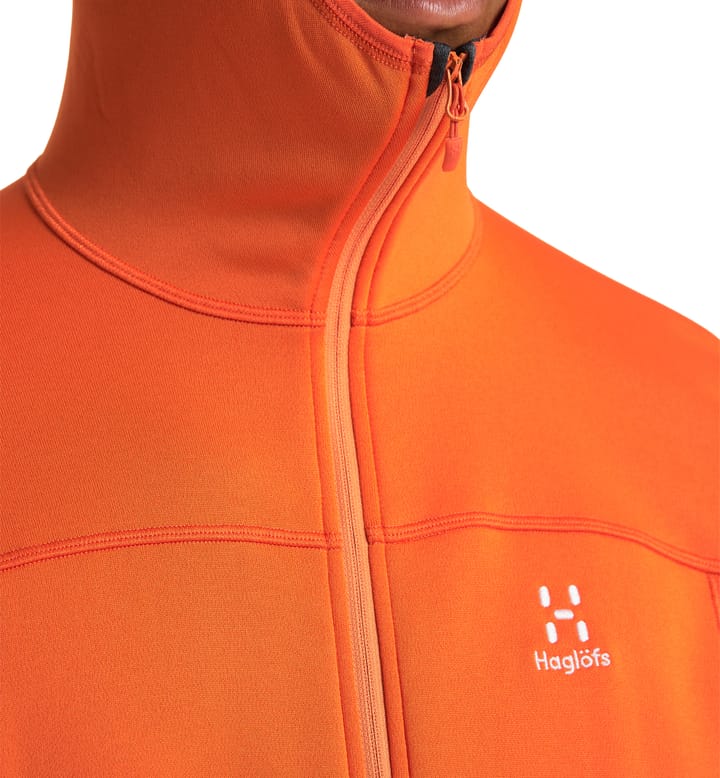 Betula Hood Men Flame Orange/Magnetite