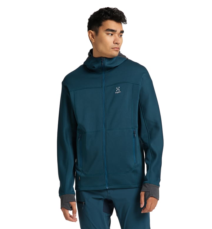 Betula Hood Men Dark Ocean/Magnetite Betula Hood Men Dark Ocean/Magnetite