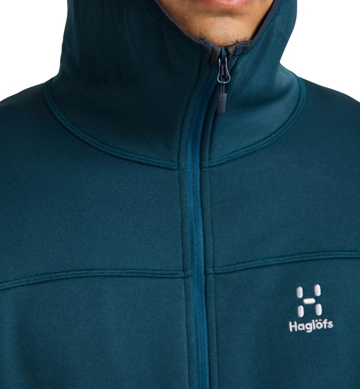 Betula Hood Men Dark Ocean/Magnetite