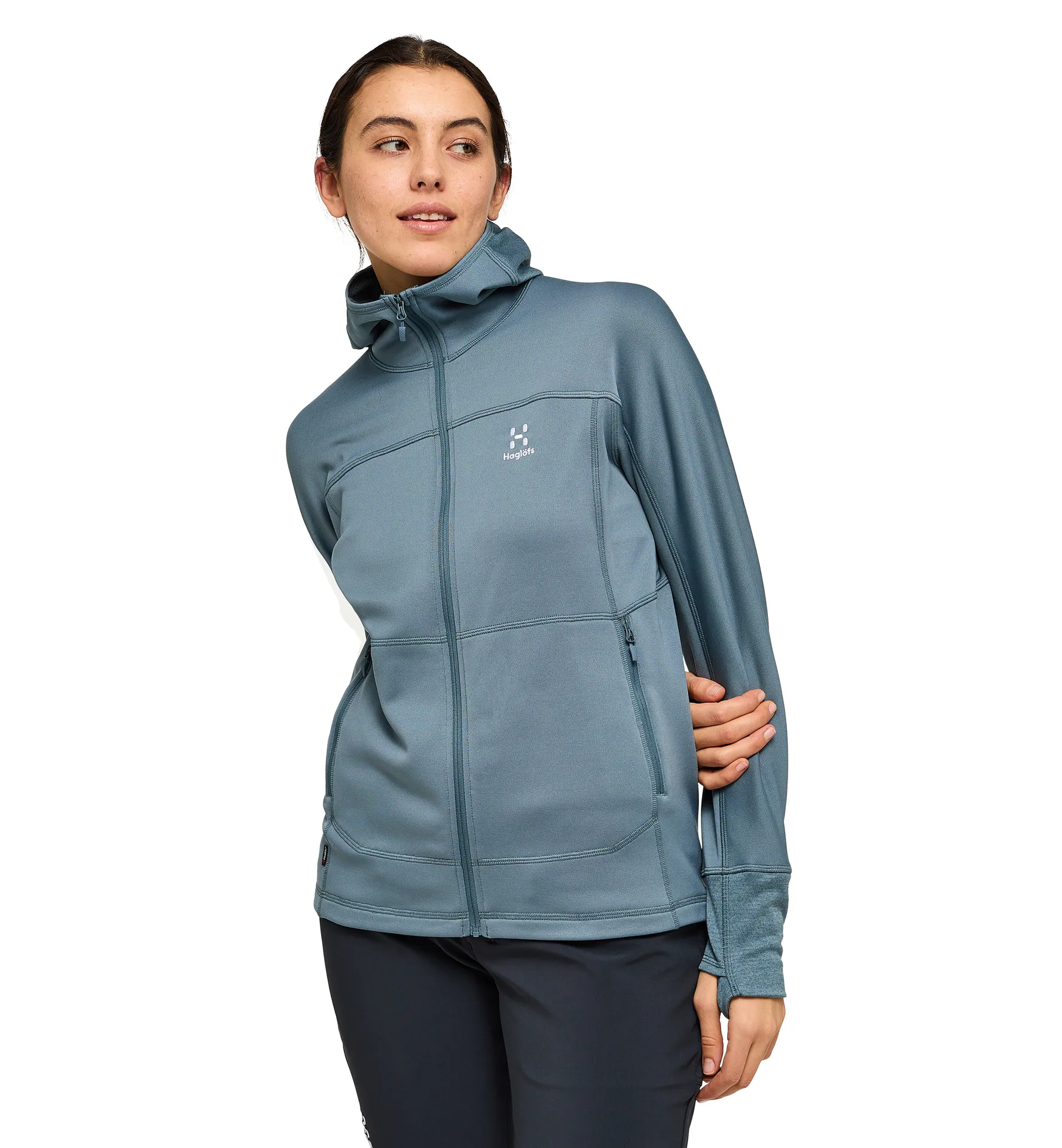 Betula Hood Women Steel Blue