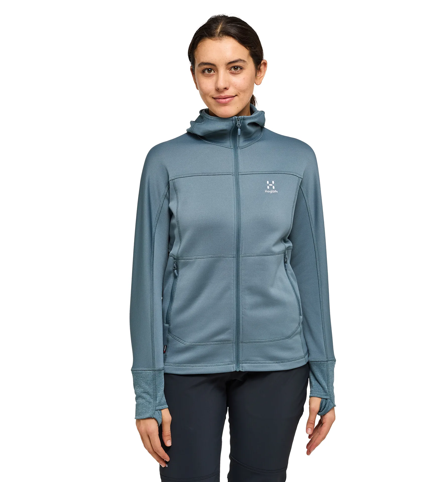 Betula Hood Women Steel Blue