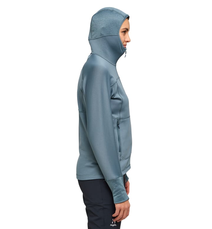 Betula Hood Women Steel Blue