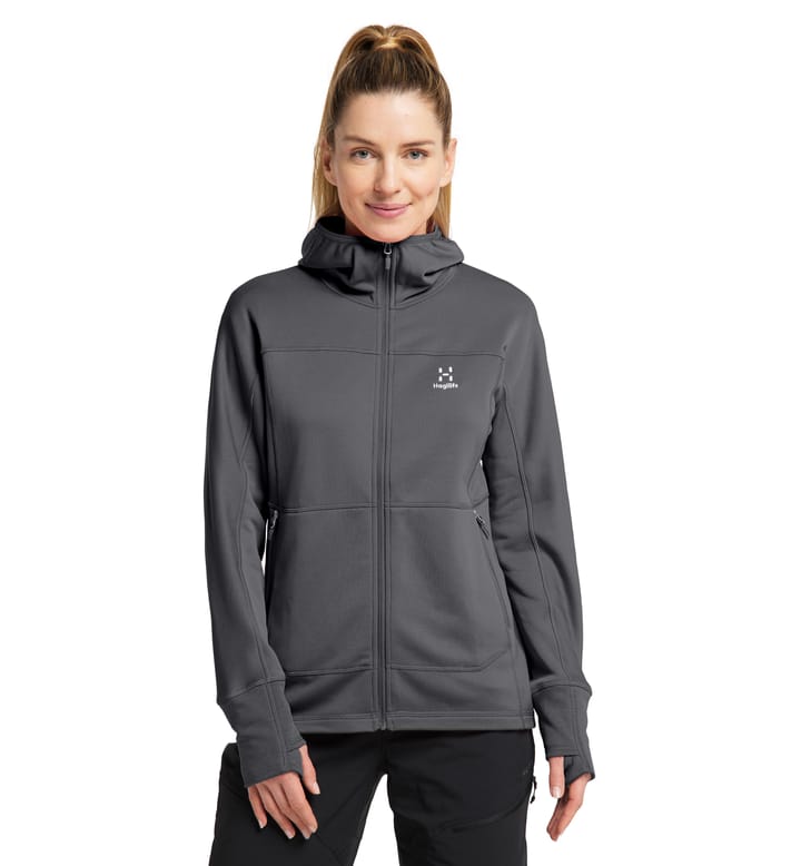 Betula Hood Women Magnetite