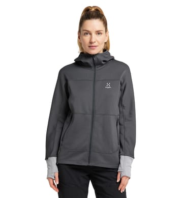 Betula Hood Women Magnetite/Concrete