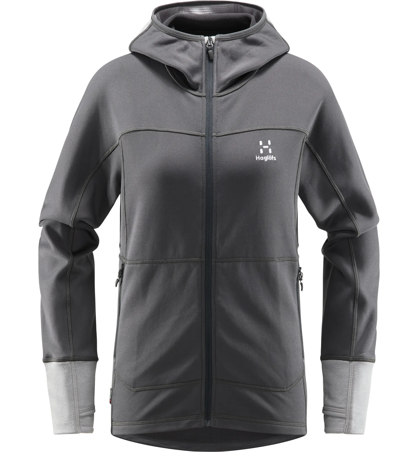 Betula Hood Women Magnetite/Concrete