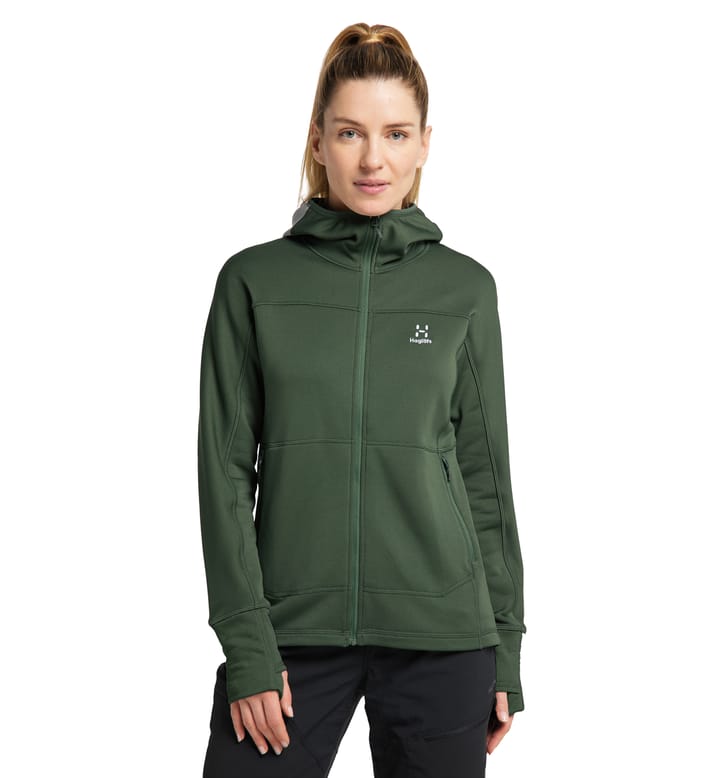 Betula Hood Women Fjell Green