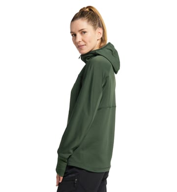 Betula Hood Women Fjell Green