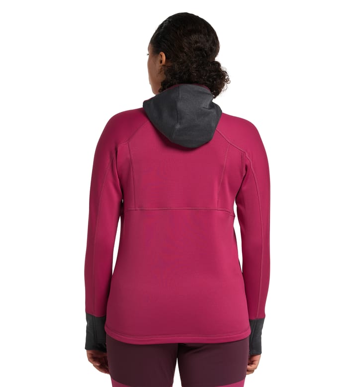 Betula Hood Women Deep Pink/Magnetite