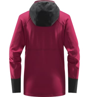 Betula Hood Women Deep Pink/Magnetite