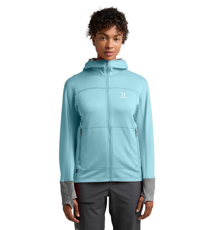 Betula Hood Women Frost Blue/Concrete