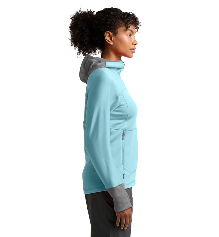 Betula Hood Women Frost Blue/Concrete