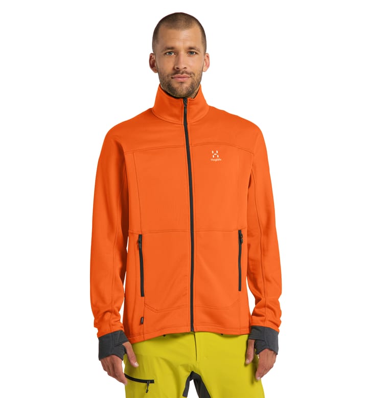 Betula Jacket Men Flame Orange/Magnetite