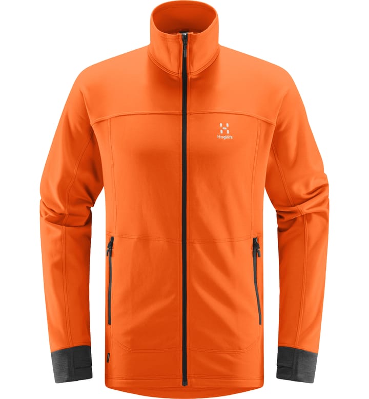 Betula Jacket Men Flame Orange/Magnetite