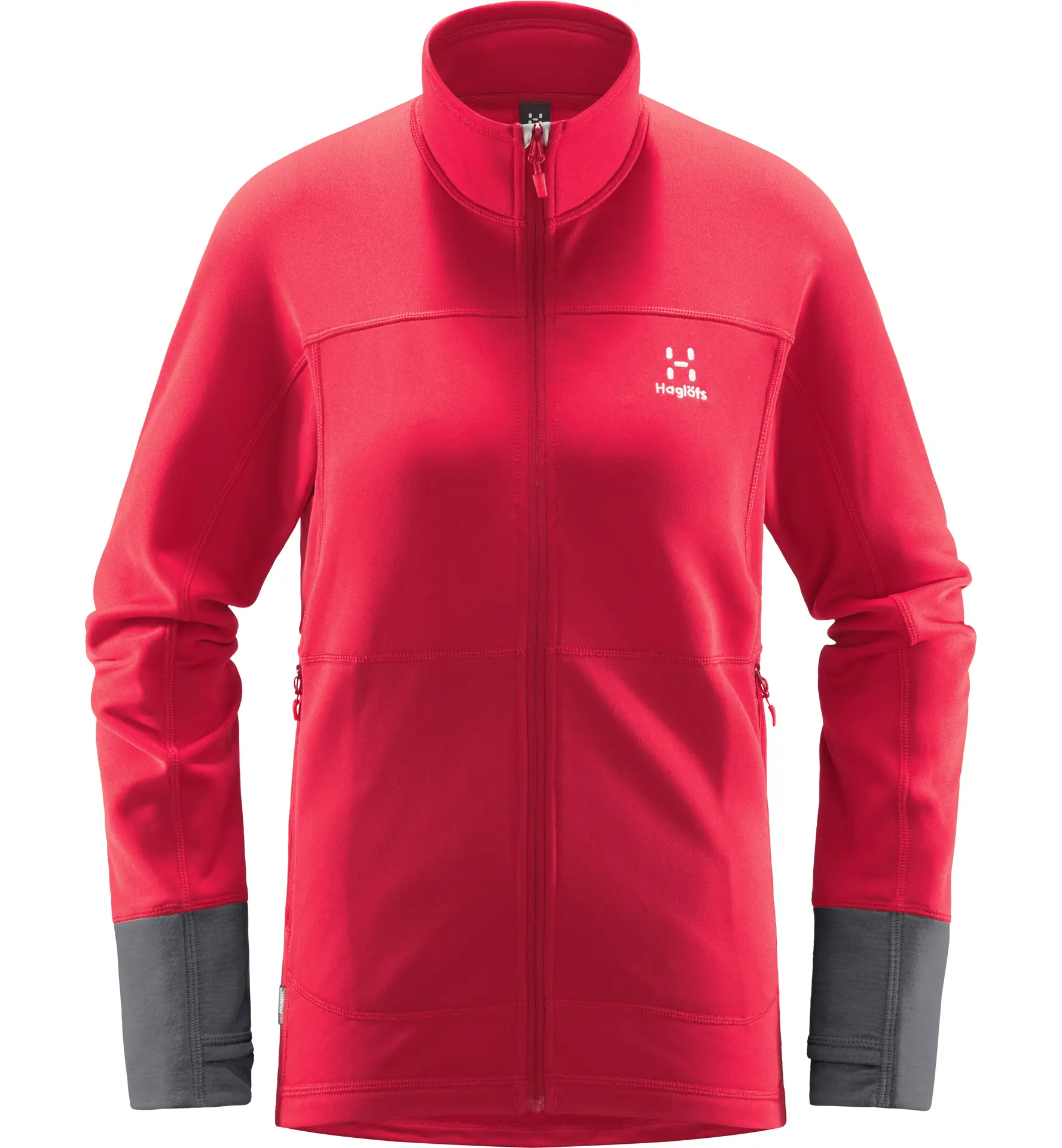 Betula Jacket Women Scarlet Red/Magnetite