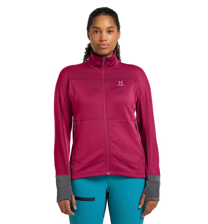 Betula Jacket Women Deep Pink/Magnetite