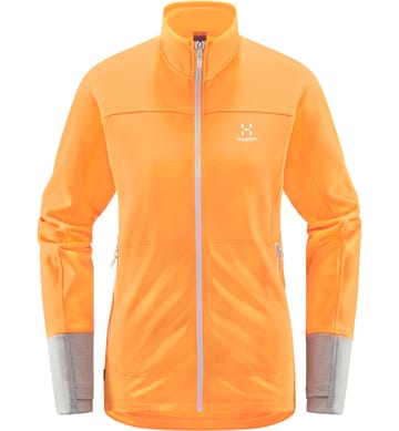 Betula Jacket Women Soft Orange/Concrete