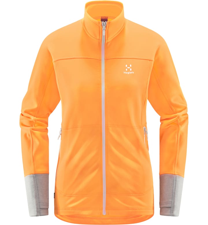 Betula Jacket Women Soft Orange/Concrete