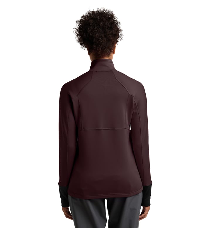 Betula Jacket Women Burgundy Brown/True Black