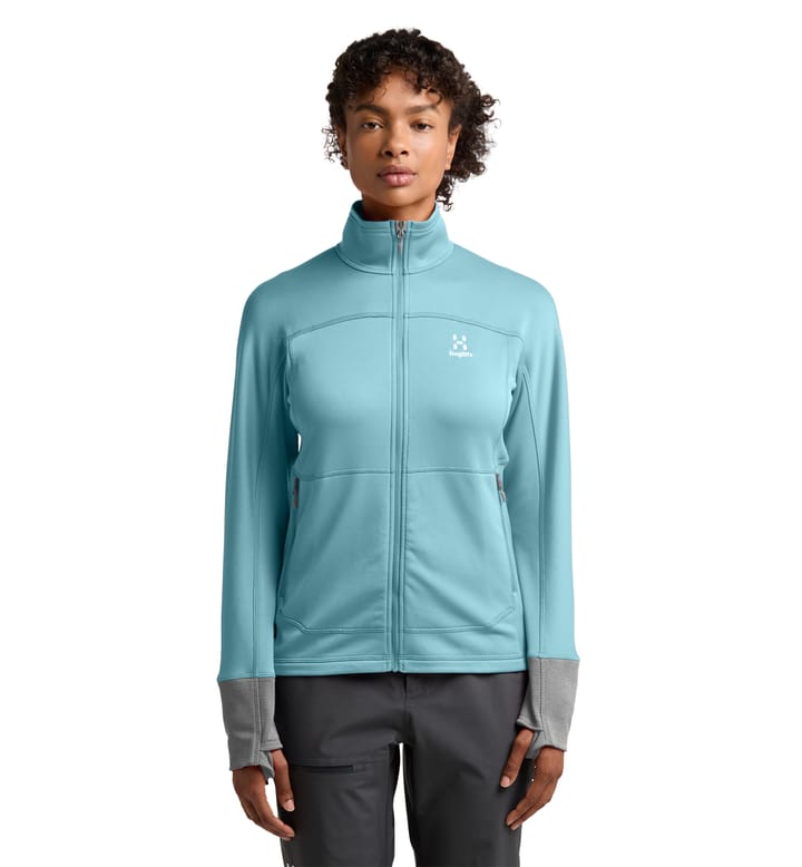 Betula Jacket Women Frost Blue/Concrete