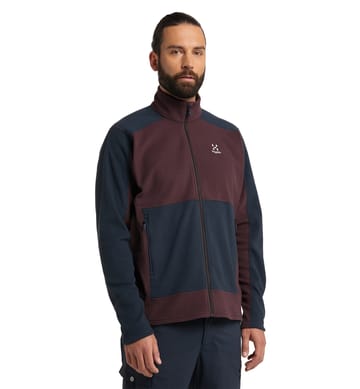 Buteo Mid Jacket Men Tarn Blue/Burgundy Brown