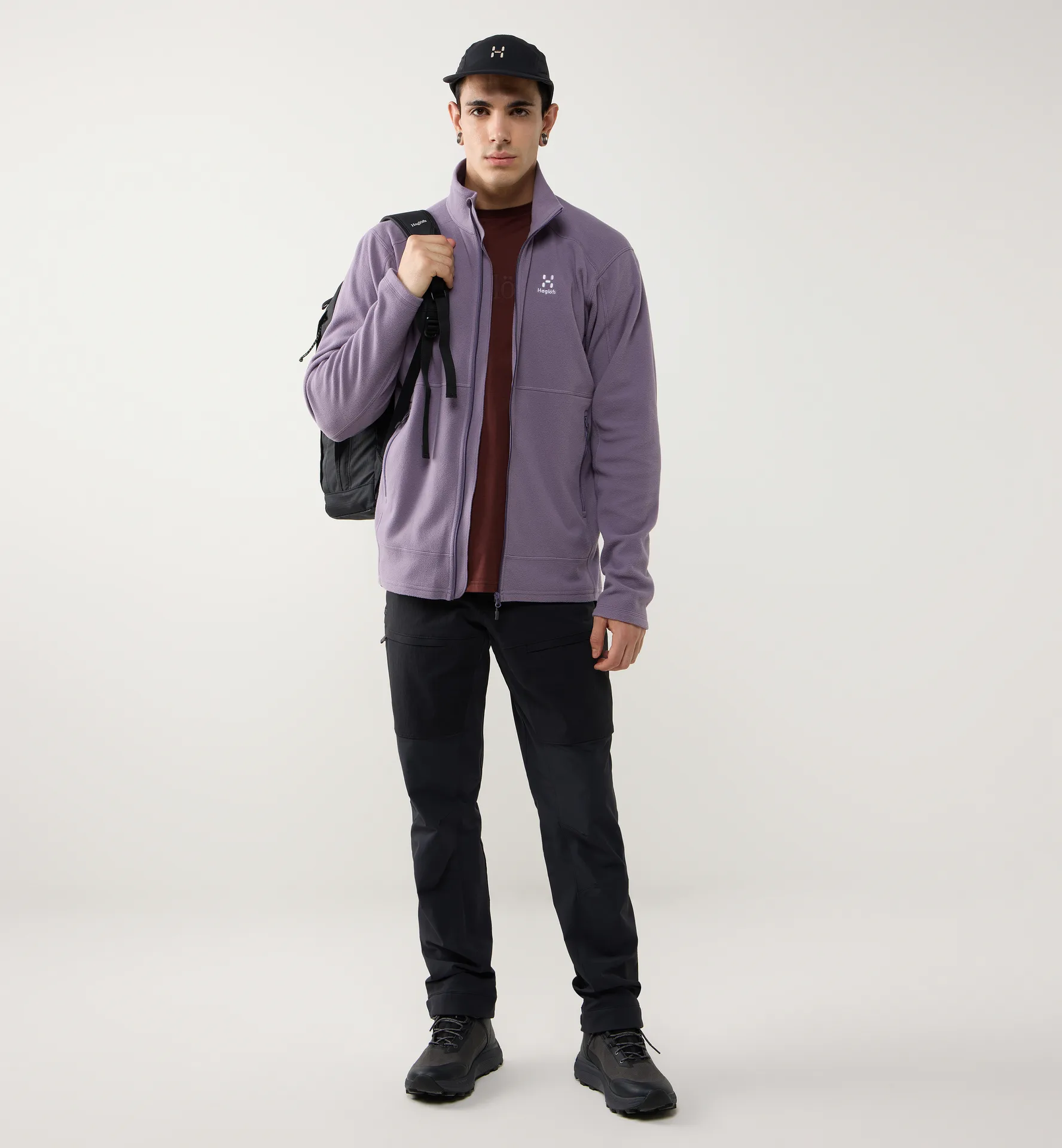 Buteo Mid Jacket Men Purple Fog