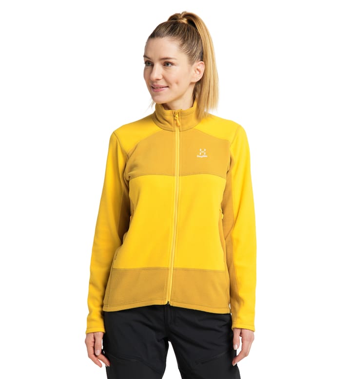 Buteo Mid Jacket Women Pumpkin Yellow/Autumn Leaves